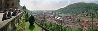17. 5. 1991. Baden-Wrttemberg. Heidelberg. Heidelberger Schloss am Nordhang des Knigsstuhls