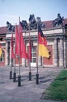 1987. DDR. Deutschland. Brandenburg. Potsdam. Flaggen