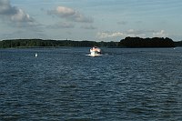 30. 8. 1994. Mecklenburg-Vorpommern.  Mecklenburger Seenplatte.  Müritzsee.  (Dampferfahrt von Röbel nach Rheinsberg.)