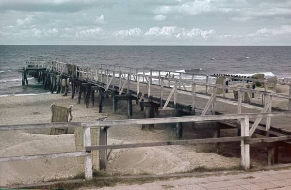 1940. Mecklenburg-Vorpommern. Darß. Ostsee. Seebrücke