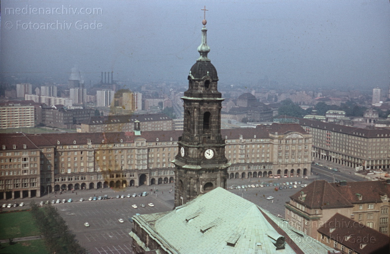 1967. Deutschland. DDR. Sachsen. Dresden. Kirche