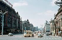 1958. Belgien. Benelux. Brüssel. Straßenbahn
