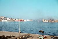 1968. Griechenland. Piräus. Rückblick auf die Hafeneinfahrt