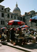 Mai 1983. Kroatien. Dalmatien. ehemaliges Jugoslawien. Reisestationen: Adria.  Split. Dubrovnik. Korcula (Insel) - Hvar (Insel)  Markt
