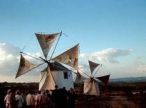 1978. Portugal. Fatima. Windmühle