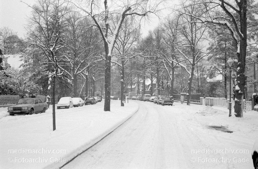 Berlin. Zehlendorf. Nikolassee. Winter. Schneefall.
Februar 1991. Berlin. Zehlendorf. Nikolassee. Winter. Schneefall.
Schlüsselwörter: Berlin;Deutschland;Germany;Nikolassee;Schnee;Winter;1991;Zehlendorf