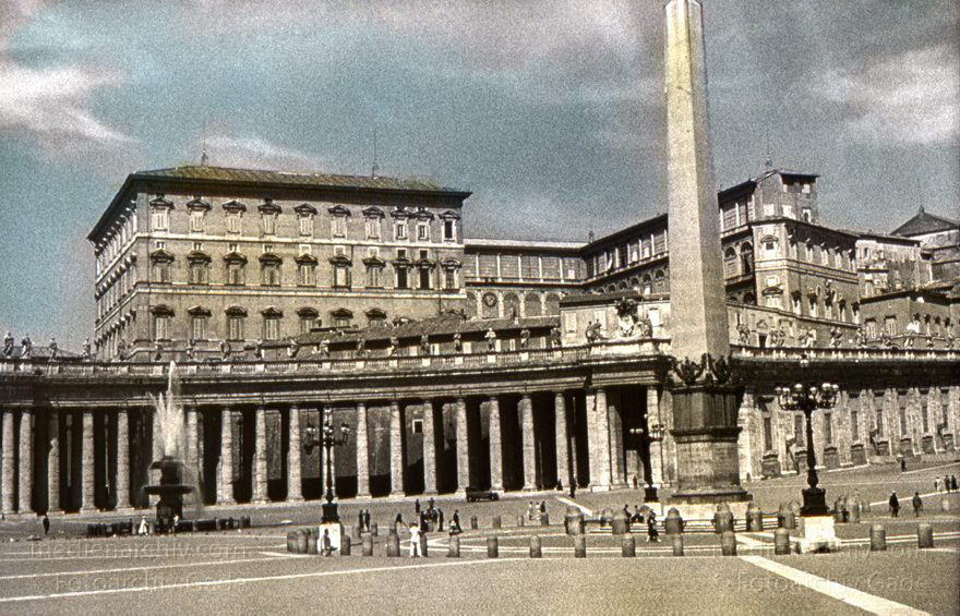 1933. Italien. Latium. Rom
1933. Italien. Latium. Rom. -  Italy. Lazio. Rome  - Italia. Lazio. Roma.  Koloriertes Schwarzweissdia.
Schlüsselwörter: 1933;Italia;Italien;Italy;Latium;Lazio;Rom;Roma