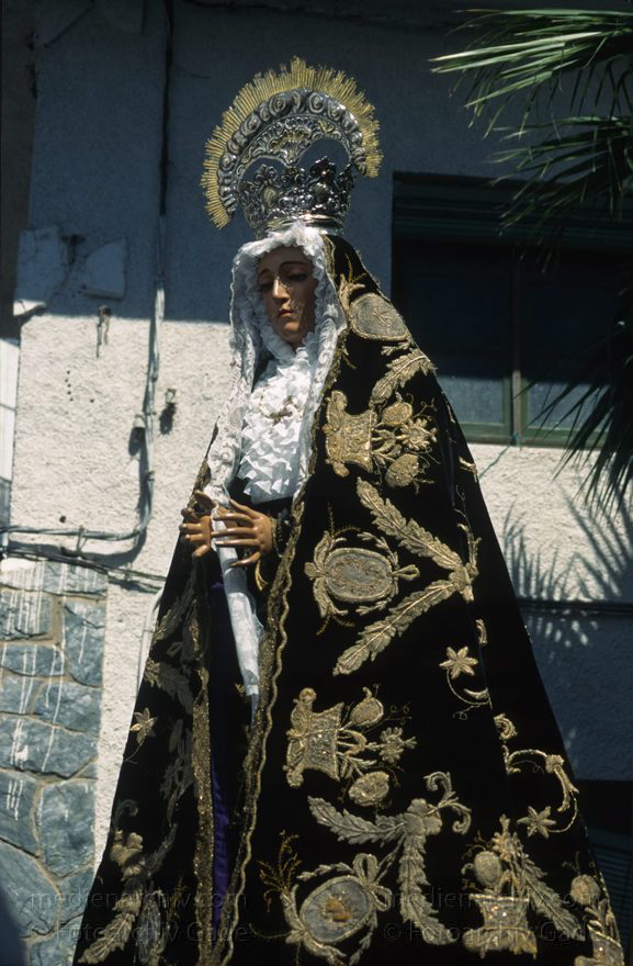 Spanien. Almunecar. Semana Santa. Religiöse Prozession.
März 1997. Spanien. Andalusien - Spain. Andalusia. - España Andalucía. Almunecar. Semana Santa. Religiöse Prozession zur Osterzeit. Katholizismus.
Schlüsselwörter: Almunecar;Andalucía;Andalusia;Andalusien;Costa del Sol;España;Ostern;Prozession;Religion;Semana Santa;Spain;1997;Spanien