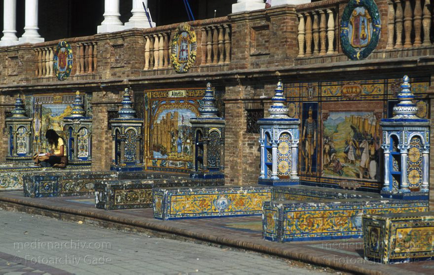 Spanien. Andalusien. Sevilla
April 1997. Spanien. Andalusien. Sevilla. Plaza de Espana.
Schlüsselwörter: Andalusien;Sevilla;Spain;1997;Spanien