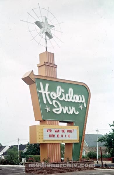1975. Südafrika. Holiday Inn. Reklame