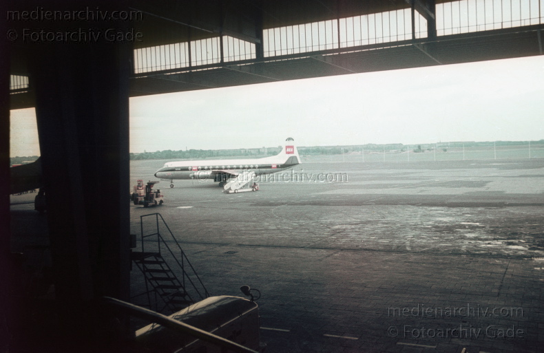 um 1960. Berlin. Flughafen Tempelhof