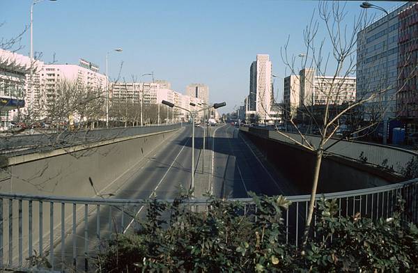 Februar 1994.  Berlin. Berlin-Mitte. Tunnel am Alexanderplatz. Grunderstra?.