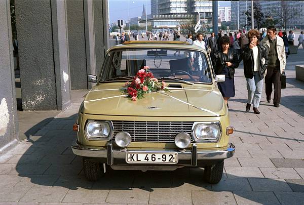 2. Oktober 1987. Berlin. DDR. Ostberlin. Berlin-Mitte. Alexanderplatz.