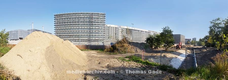 23. 10. 2011. Berlin. Berlin-Mitte. Baustelle BND - Zentrale an der Chausseestraße