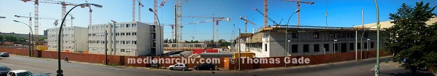 6. 8. 2009. Berlin. Berlin-Mitte. Baustelle des BND. Chausseestraße