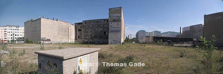 22. 9. 2010. Berlin. Berlin-Mitte. Chaussestra?e. BND - Baustelle. Bundesnachrichtendienst. (Panorama aus mehreren Einzelfotos)