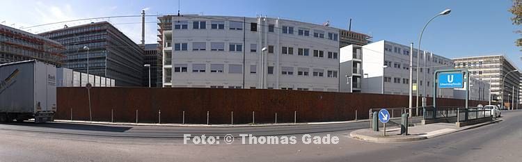 22. 9. 2010. Berlin. Berlin-Mitte. Chaussestra?e. BND - Baustelle. Bundesnachrichtendienst. (Panorama aus mehreren Einzelfotos)