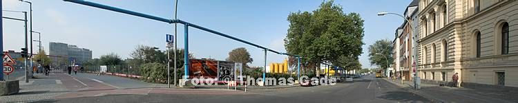 14. 10. 2010. Berlin. Berlin-Mitte. Gel?nde zwischen Hauptbahnhof und Heidestra?e.   (Panorama aus mehreren Einzelfotos)