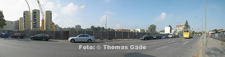 14. 10. 2010. Berlin. Berlin-Mitte. Gel?nde zwischen Hauptbahnhof und Heidestra?e.   (Panorama aus mehreren Einzelfotos)