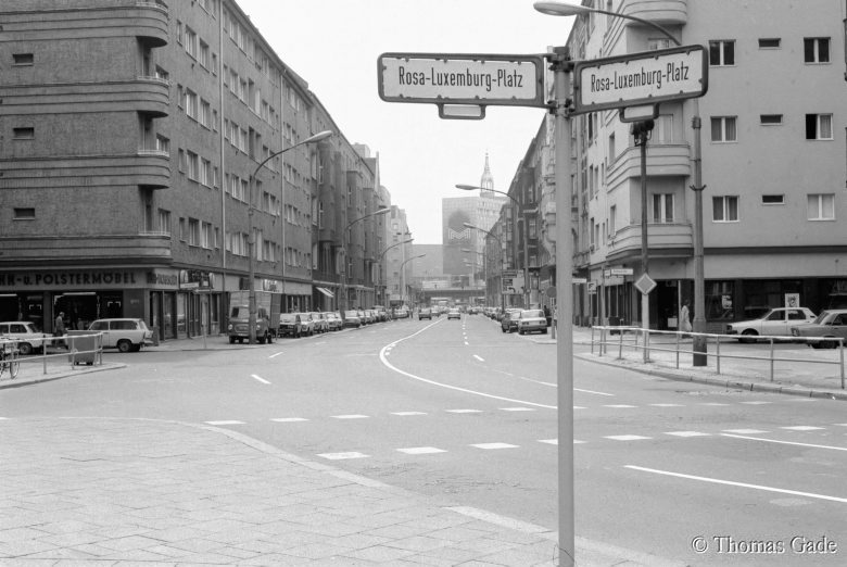 15. Juli 1988. Berlin. Mitte. Rosa-Luxemburg-Platz