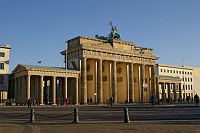 16. 01. 2005 Berlin. Berlin-Mitte. Regierungsviertel. Platz vor dem Brandenburger Tor