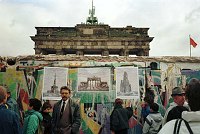 14. November 1989. Berlin. Berlin-Mitte / Tiergarten. Berliner Mauer