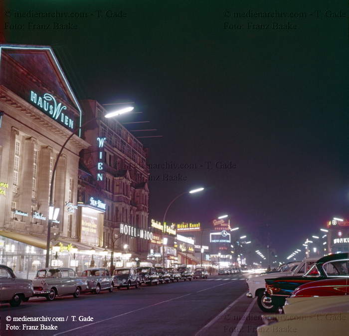 1960. Deutschland. Berlin. CharlottenburgHotel am ZooHaus Wien