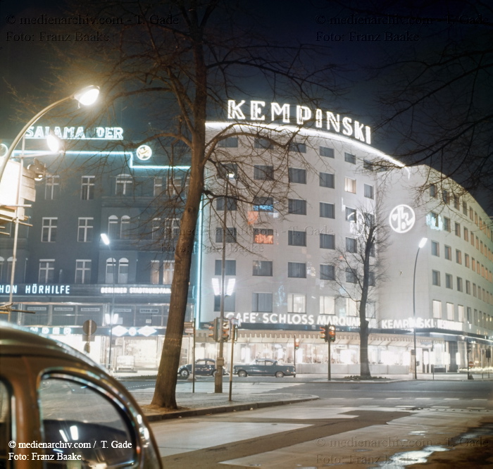 1961. Hotel Kempinski. Kurfürstendamm