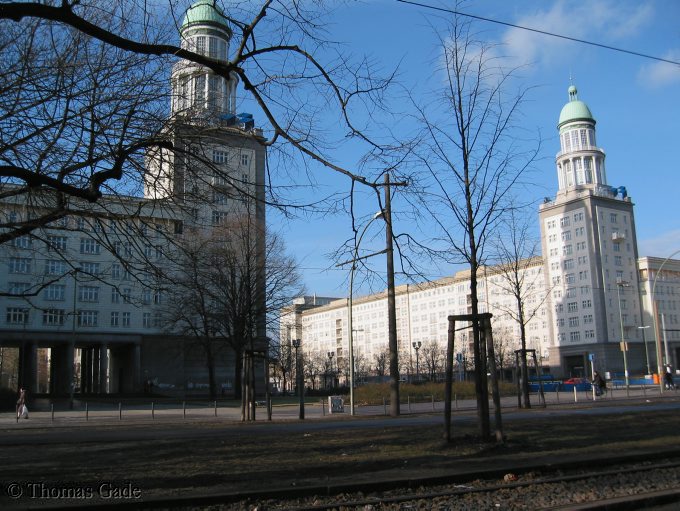 Januar 2003. Berlin. Friedrichshain. Frankfurter Tor. Warschauer Straße