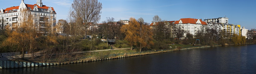 24. 3. 2008. Berlin. Mitte. Wedding. Nordufer. Berlin-Spandauer-Schifffahrtskanal