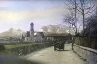 1930. Bayern. Koloriertes Foto