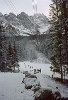 um 1966. Bayern. Garmisch Partenkirchen. Alpenvorland. Winter.