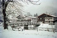 um 1966. Bayern. Garmisch Partenkirchen. Alpenvorland. Winter.