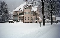 um 1966. Bayern. Garmisch Partenkirchen. Alpenvorland. Winter.