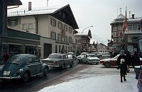 um 1966. Bayern. Garmisch Partenkirchen. Alpenvorland. Winter.