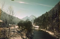 1970'er. Bayern. bei Garmisch Partenkirchen. Winter. Schnee
Foto: Hellmut Münzner