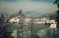 1970'er. Bayern. bei Garmisch Partenkirchen. Winter. Schnee
Foto: Hellmut Münzner