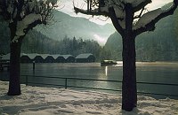 1970'er. Bayern. bei Garmisch Partenkirchen. Winter. Schnee
Foto: Hellmut Münzner