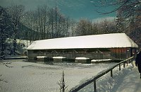 1970'er. Bayern. bei Garmisch Partenkirchen. Winter. Schnee
Foto: Hellmut Münzner