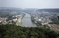 1980. Deutschland. Regensburg. Donau