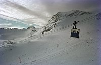 um 1968. Bayern. Zugspitze. Alpen. Berge. Schnee