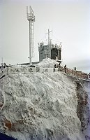 um 1968. Bayern. Zugspitze. Alpen. Berge. Schnee