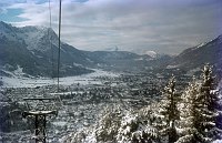 um 1968. Bayern. Zugspitze. Alpen. Berge. Schnee