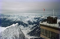 um 1968. Bayern. Zugspitze. Alpen. Berge. Schnee