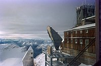um 1968. Bayern. Zugspitze. Alpen. Berge. Schnee