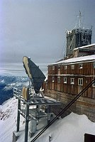 um 1968. Bayern. Zugspitze. Alpen. Berge. Schnee
