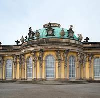 2. 11. 2008. Brandenburg. Potsdam. Schloss Sanssouci / Park Sanssouci.