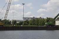 4. 7. 2012. Brandenburg. Veltener Stichkanal. Bundeswasserstraße im Bundesland Brandenburg