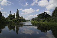 4. 7. 2012. Brandenburg. Veltener Stichkanal. Bundeswasserstraße im Bundesland Brandenburg