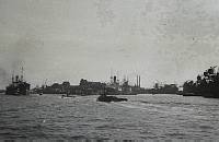 um 1933. Hamburg. Fluss Elbe. Hafen. Schiffe